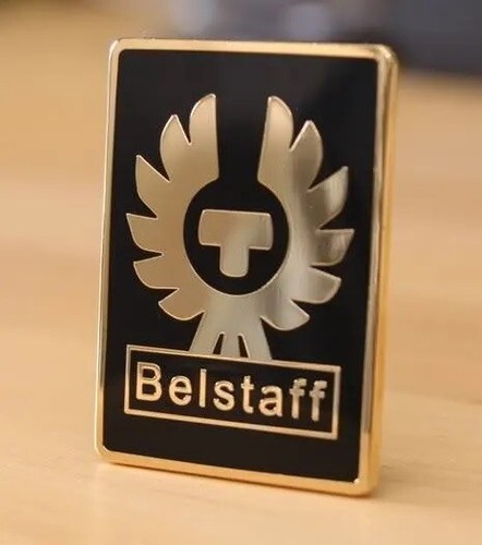 BELSTAFF-PIN-BADGE-BADGE-CAFE RACER-BIKER-BROOCH-MALENOTTI