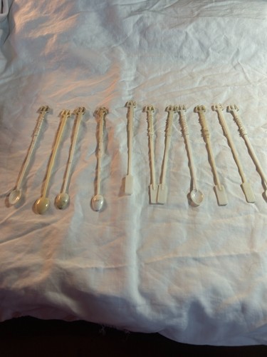 11 Vintage Original 1970/80er Jahre McDonalds Kaffee Rührstäbchen L-16