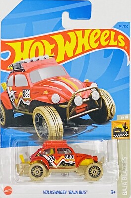 Hot Wheels Volkswagen “Baja Bug” Red Treasure Hunt 2023 Q Case