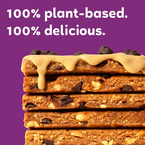 Gomacro Peanut Butter Chocolate Chip Protein Bar Pack of 12 Plant Based Snack - Picture 5 of 6