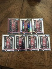 (7) 2018-19 Prizm Chandler Hutchinson RC Lot Hyper Red Wave 5 Base Chicago Bulls