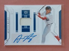 2019 National Treasures Autograph Relic Austin Riley RC, S/N: 12/49