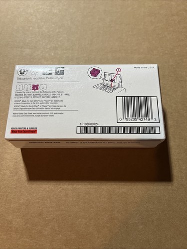 Genuine Xerox 8560/8560MFP Magenta Solid Ink Toner Cartridge Phaser 108R00724 - Picture 2 of 2