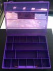 BRAND NEW - SEPARATE COMPARTMENTS STORAGE CARRYING CASE - PURPLE / PINK COLOUR