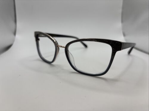 LULU GUINNESS L940 GRY 52/16 140 B:39 Damen Grau/Glitzer Brille A2953 "
