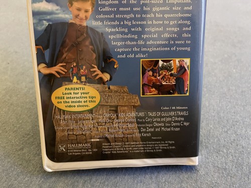 Tales Of Gulliver's Travels VHS VCR Video Tape Used Crayola Kids Adventures Rare - Picture 7 of 8