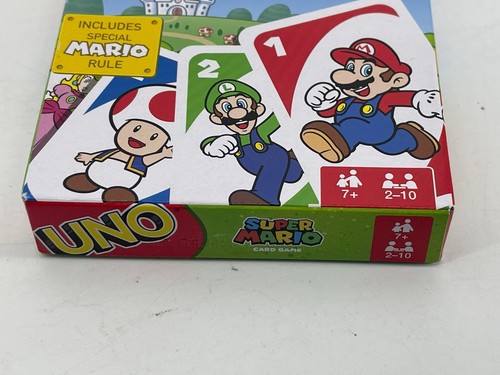UNO Super Mario Card Table Game Family Fun Games Gift Kid Children Toy Brand New - Picture 4 of 6