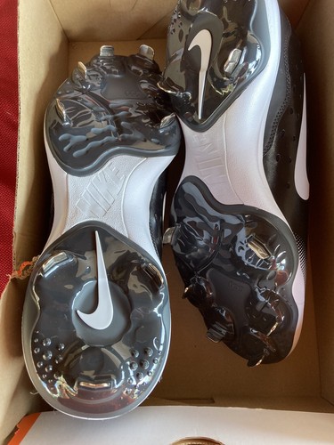Nike Alpha Huarache Baseball Metal Cleats Black Size 10 Men’s - Picture 5 of 7