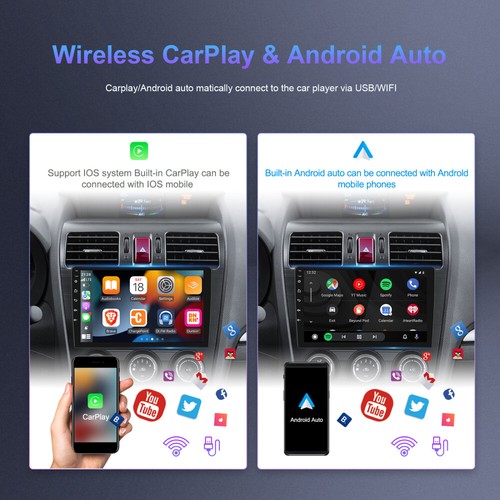 Carplay For Dodge RAM 1500 2500 2009-2012 Android 15 Car Radio GPS Stereo 10.1'' - Picture 5 of 22