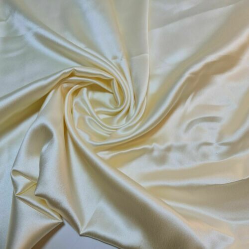 Silky Satin Fabric Plain Dress Craft Costume Lining Wedding Drape Material 58" - Picture 115 of 142