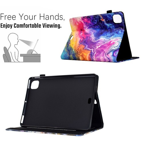 Fr iPad 11 A16 10/9/8/7/6/5. Gen Air 11 M3 Smart Leder Brieftasche Stand Cover - Bild 59 von 131