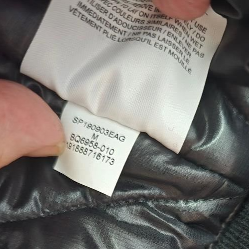 Air Jordan Stehkragen Langarm Bomberjacke Gr. M "Schwarz" BQ6957-010 Neu mit Etikett - Bild 20 von 20