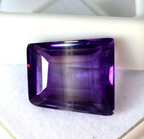 Zertifiziert lose feine Qualität natürlicher Amethyst lila 8,70 ct ausgefallener Edelstein im Schliff - Bild 5 von 10