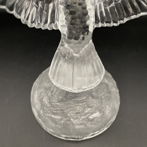 Cristal d'Arques Glas Eule im Flug - Frankreich Skulptur Kristall Eule - Bild 7 von 10
