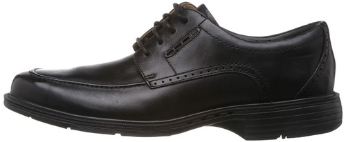 Clarks Men's UN. GARRISON 71770 (Premium Soft Leather, Light Wt Comfort, Black) - Picture 6 of 6