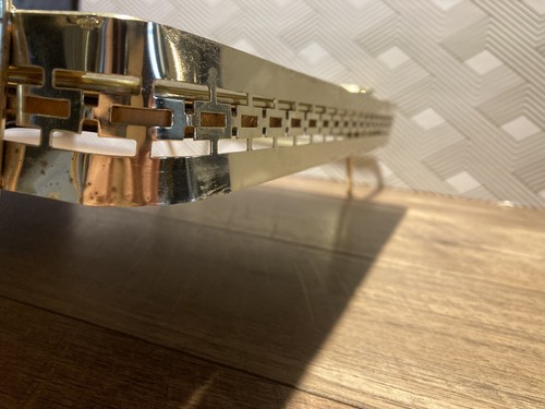 Mid Century Modern Bar Serving Tray Wood Glass Top Hollywood Regency Tiki Bar - Picture 6 of 24