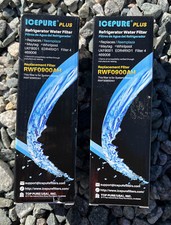 Set of 2 Icepure Pro RWF0900AH Refrigerator Water Filter Replacements - NEW ✅