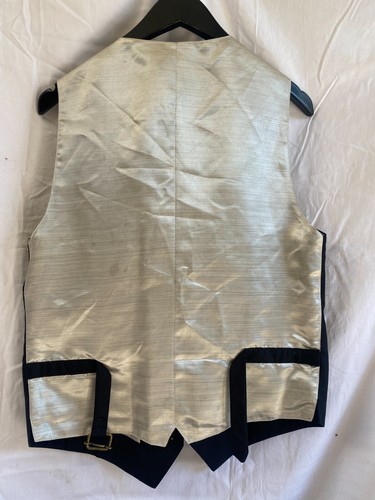 EVERMORE MEN'S MODERN VEST BLACK - SIZE EU 48 US MEDIUM - SAMPLE SALE - Picture 3 of 4