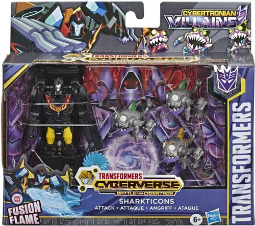 Transformers Hot Rod - Cyberverse Sharkticons Attack - Robot & Mini Villains Set - Bild 5 von 12