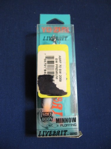 Vintage NIB NOS Yozuri Livebait Soft Body Fishing Lure Minnow Floating - Picture 2 of 5