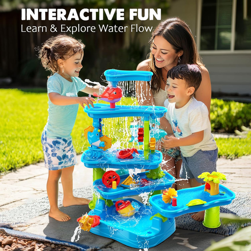 ™ Water Table for Toddlers 3-5 | Outdoor Toys Water Play Table, Magnetic Fishing - Picture 3 of 12