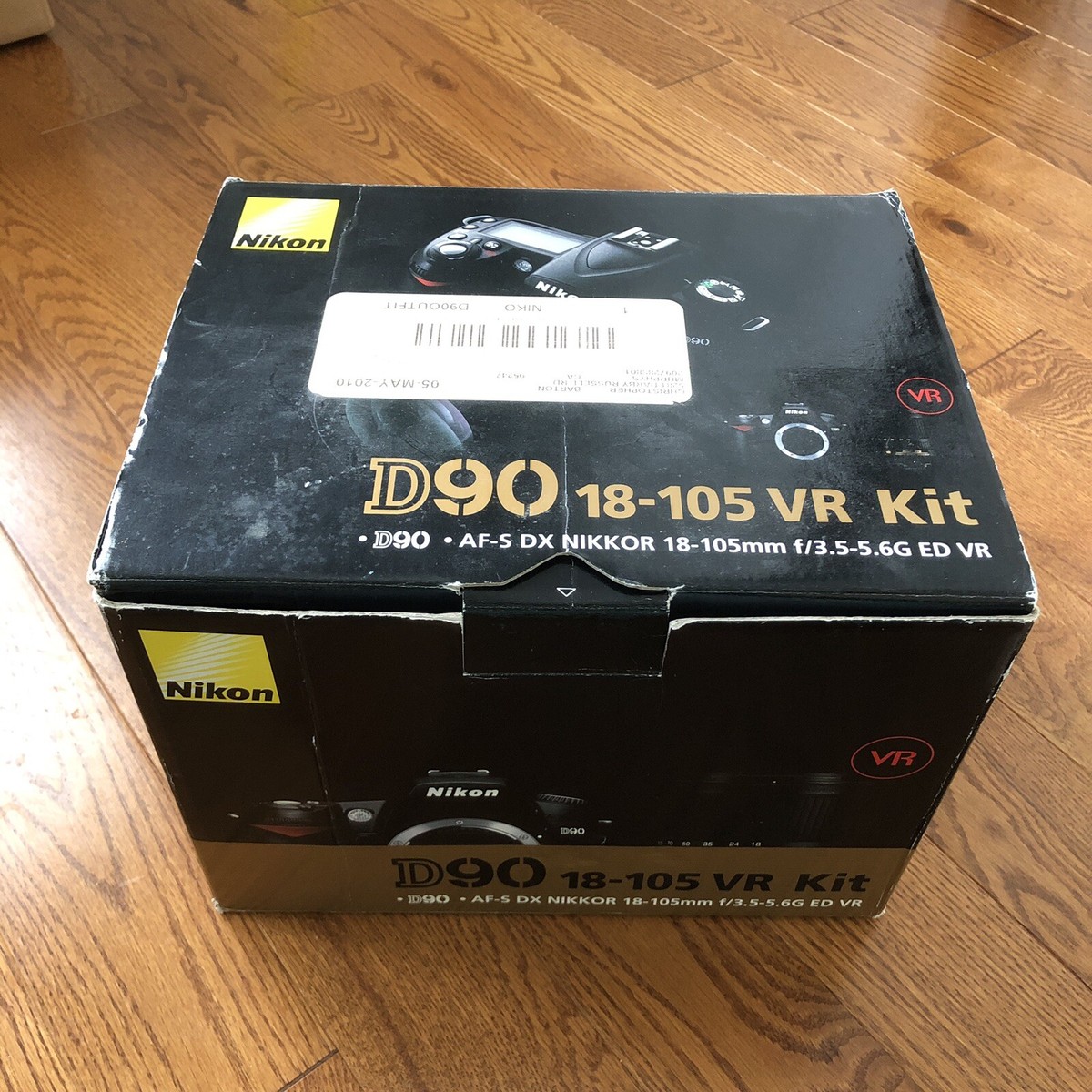 Nikon D90 Kit 18-105mm f/3.5-5.6G ED VR Lens Original Box | eBay Nikon D90 Kit 18-105mm f/3.5-5.6G ED VR Lens Original Box | eBay