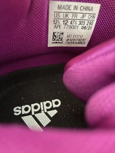 Adidas Exhibit A Basketball Shoes Solar Red Silver Men's Size 12.5 GY2752 - Picture 6 of 8