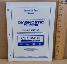 1988 Original ICE-O-MATIC Manual, "Diagnostic Cuber : C-61, 81, 121-C"