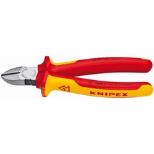 Knipex 70 08 180 SBA, 7 1/4" Diagonal Cutters-1000V Insulated