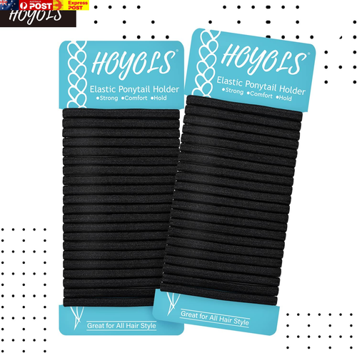 Flat Hair Elastics Ties, No Metal Bands for Heavy and Curly Hair Ponytail Holder - Picture 6 of 7