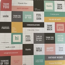 12 pcs 12" x 12" Single Sided Medium Weight Paper Pad