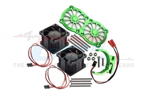 GPM Motor Heatsink Twin Cooling Fan FOR TRAXXAS SLEDGE XO-1 ARRMA KRATON OUTCAST - Picture 3 of 13