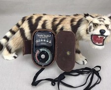 Weston Master II Vintage Light Exposure Meter Model 736 in Leather Case