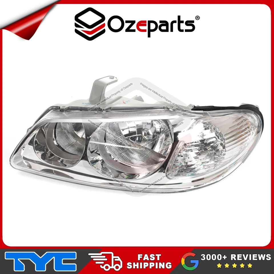 Pair LH+RH Head Light Front Lamp For Nissan Pulsar N16 Sedan 2003~2006 - image 3 of 4
