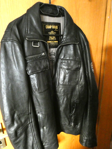 CAMP DAVID Lederjacke 2XL XXL NP-500€ Sehr Elegant, Schwarz, wenig getragen! - Bild 3 von 6