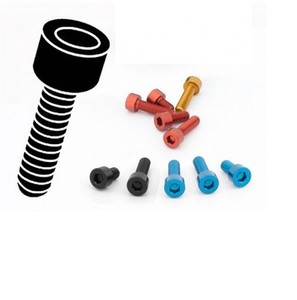 EVOTECH KIT VITI SERBATOIO IN ERGAL HONDA CBR 929 RR 2000-2001 FUEL CAP BOLTS
