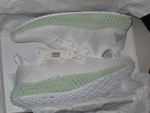 adidas alphaedge 4D Footwear White Grey Men's Size 10 NEW! CG5526 2019 - Picture 4 of 9