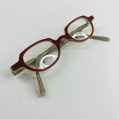 Anne Et Valentin Eyeglasses Frames Only France Jindo 0109 France Red & Green - Picture 9 of 9