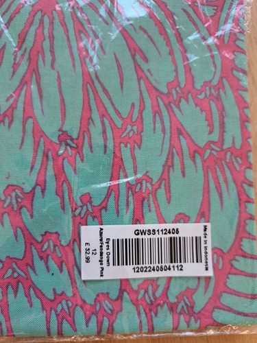 Vintage Mambo Relaxed-Fit Blouse Top UK12 Eyes Down Pink Turquoise Bananas BNWT - Picture 4 of 20