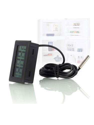 Mini Temperature Sensor LCD Car Digital Thermometer Hygrometer Meter Gauge Black - Picture 10 of 14