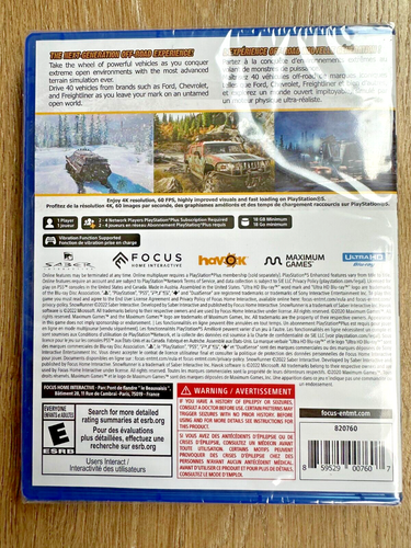 Snowrunner PS5 Versión EE. UU. Snow Runner Nuevo Sellado Envío Rápido con Seguimiento - Imagen 2 de 5