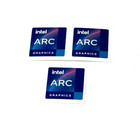3 x Intel Arc Graphics  Desktop / Laptop Sticker Label Logo Decal 18mm x 18mm
