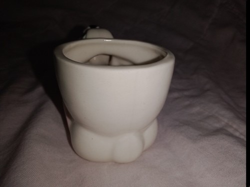 Vintage Mini Rabbit Planter Made In Japan 3 1/4" Long 1 7/8" Tall - Picture 4 of 6