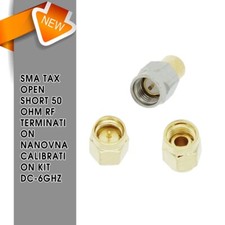SMA-type 50Ohm NanoVNA Vector Network Analyzer Calibration Kit Load &Short &Open