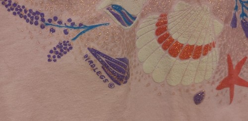 Vintage 80s 90s Beach TShirt Birdlegs Pink Cape May made in USA Size Large - Bild 6 von 8