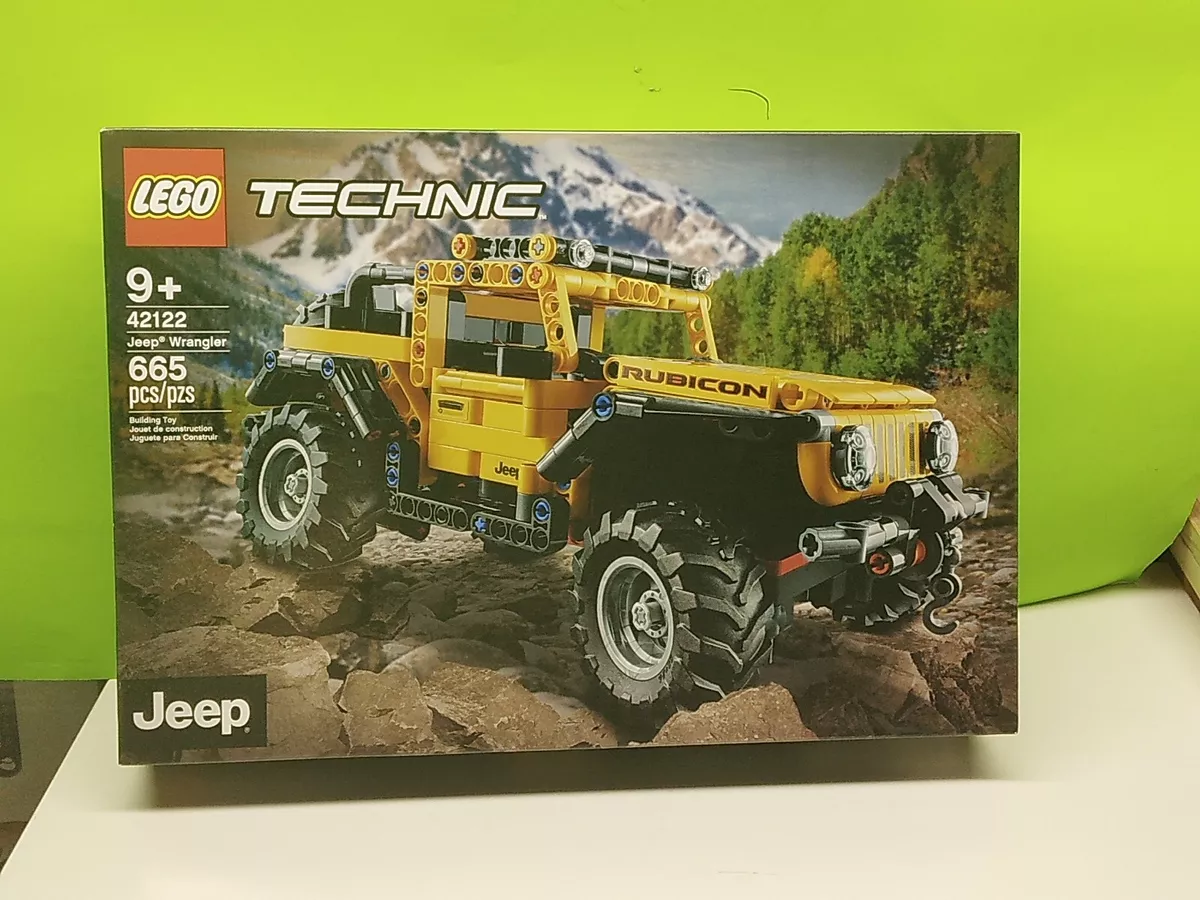 LEGO Technic Jeep Wrangler 4x4 Toy Car Model Building Kit, All