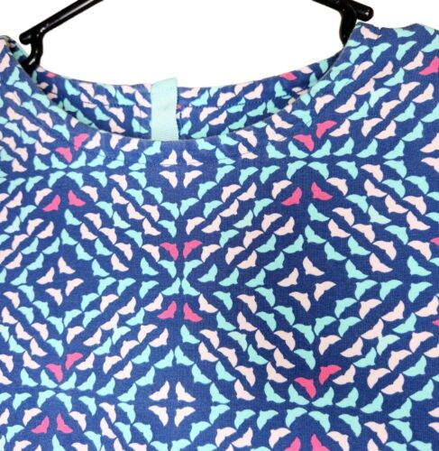 Vineyard Vines GIRL'S Whale Tail Knit Dress 3/4 Sleeve Size M - Picture 3 of 4