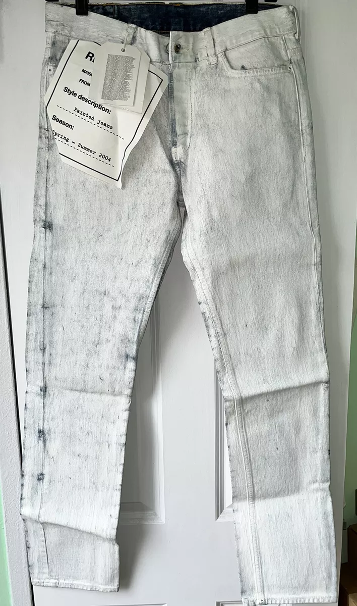新品 22AW Maison Margiela painted Denim 32-thelivingproofinstitute.com
