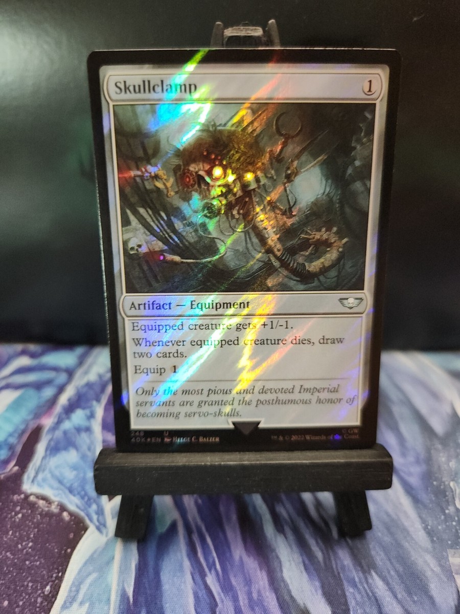 Skullclamp *SURGE FOIL* Warhammer 40,000 MTG (Near Mint) | eBay