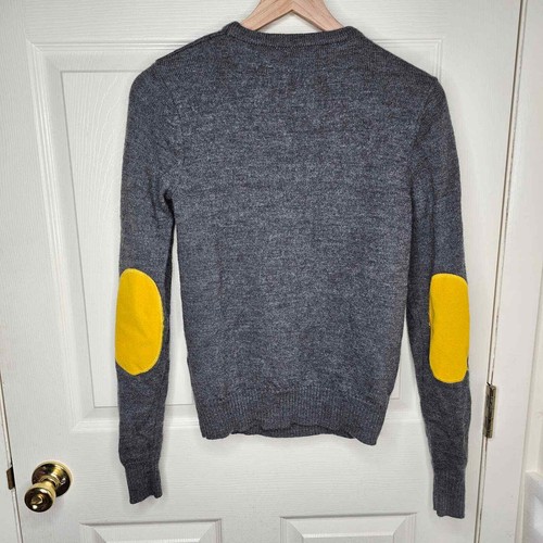 JCDC Edgar Allen Poe Wollpullover Small Damen grau Designer englische Literatur - Bild 5 von 6